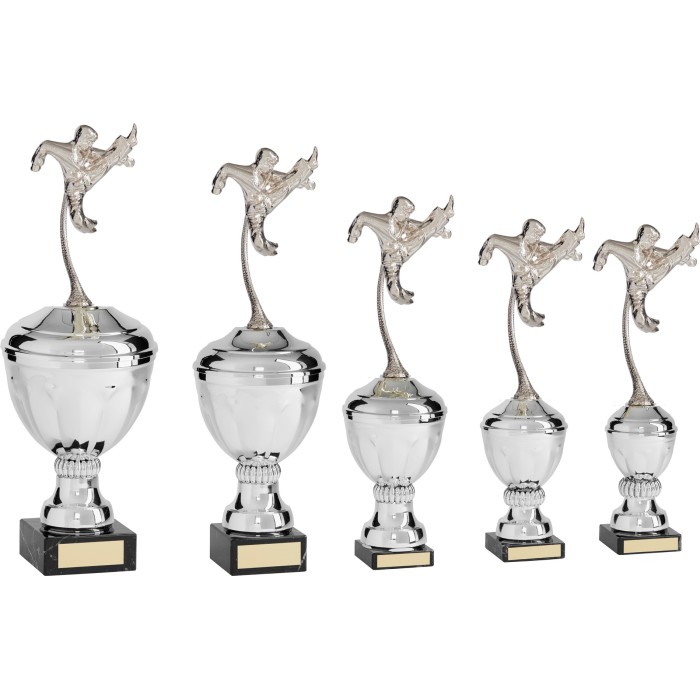 FLYING KICK METAL TROPHY  - AVAILABLE IN 5 SIZES